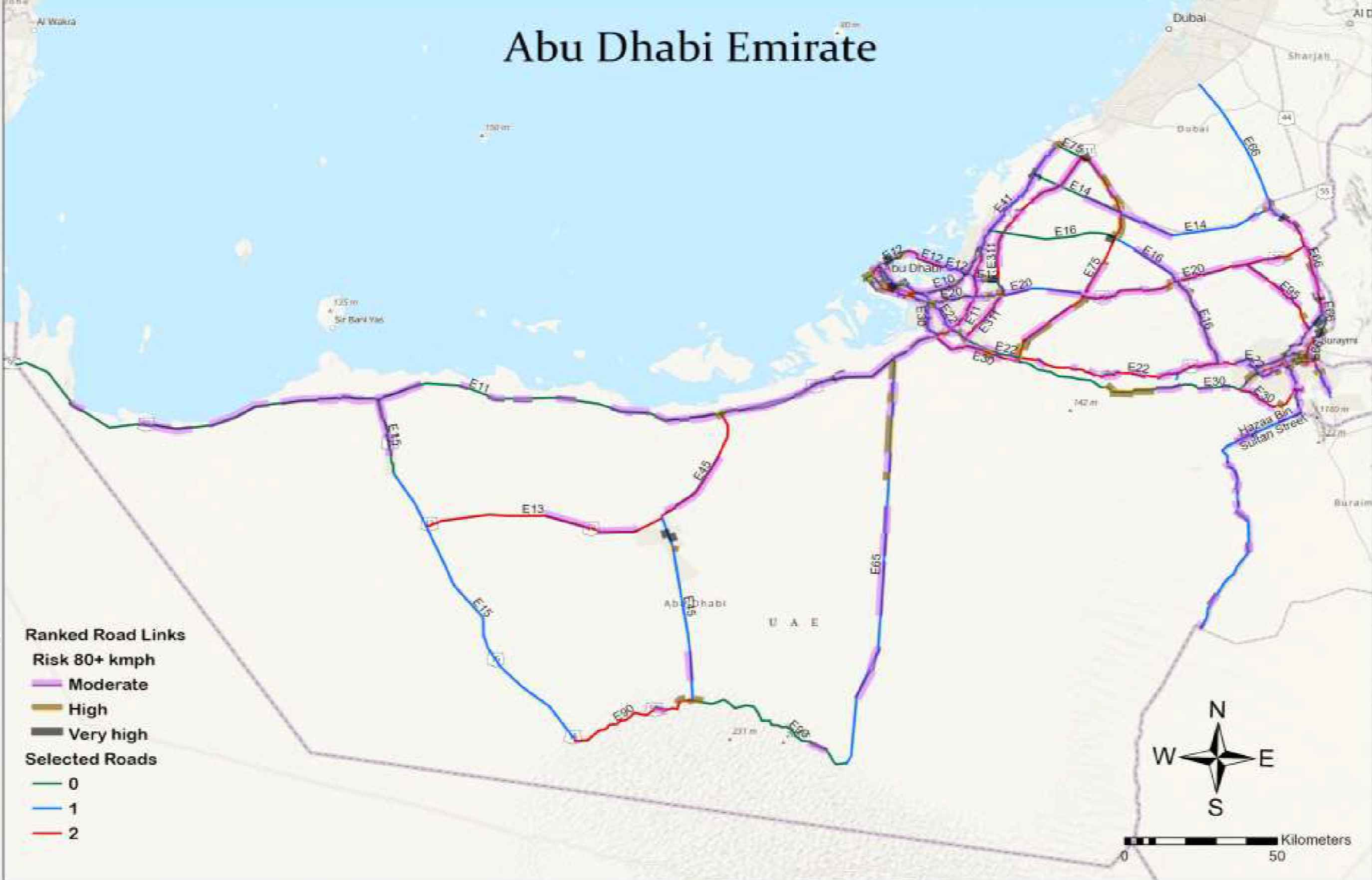 Designing Very High-Risk Road Length Treatments in Abu Dhabi Region  